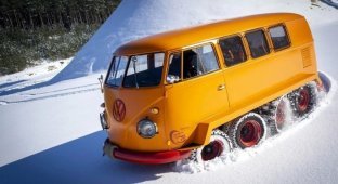 Уникальный Volkswagen «Half-Track Fox» с гусеницами снова в работе (18 фото)