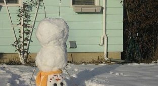 Подборка прикольных снеговиков и не только! (20 фото)