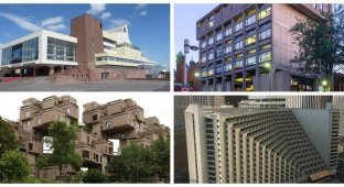 25 зданий из архитектурной эпохи брутализма (26 фото)