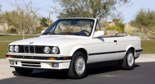 Найдено на Ebay. BMW E30 3-Series Convertible с пробегом в 227 миль (24 фото)