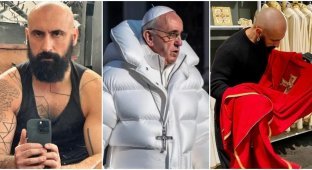 "Naked torso and the look of a maniac": Filippo Sorcinelli - stylist of the Pope (6 photos)