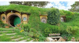 Visiting the hobbits (2 photos + 1 video)