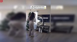 Неожиданный момент во время домашней тренировки