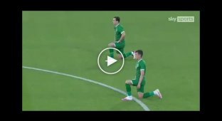 Болельщики освистали ирландских футболистов, вставших на колено в поддержку BLM