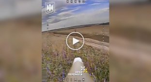 Росіянин перед смертю марно намагається збити український дрон пострілами з автомата