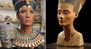 Лицо царицы «Нефертити» восстановили с помощью 3D-сканирования древней мумии (6 фото + 1 видео)