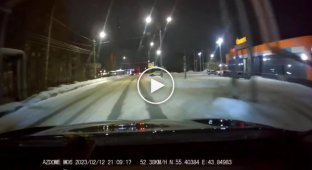 Confident driving through a red traffic light led to an accident