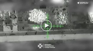 Night drops from drones on the positions of the occupiers during the defense of Volchansk