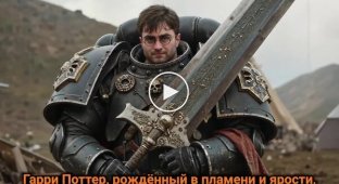 Нейросеть перенесла героев фильмов про «Гарри Поттера» во вселенную Warhammer 40000