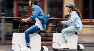 Honda has started selling its electric “suitcase” on wheels (15 photos + 1 video)