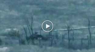 Детонация боекомплекта у российского танка с последующим метанием башни в районе Марьинки Донецкой области