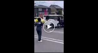 Japanese 85-year-old thrill-seeker staged an act of auto vandalism in a tire shop