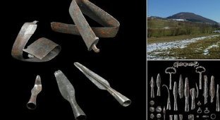 В Германии найден древний клад с мечами побежденных врагов (6 фото)