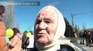 Пенсионерка из Симферополя заявила, что хочет умереть в Украине