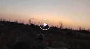 Russian MT-LB with infantry on armor is blown up by an anti-tank mine