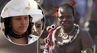 Что сделал король Свазиленда, когда застукал одну из своих 15-ти жён с лучшим другом? (6 фото)