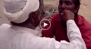 Indian street dentistry