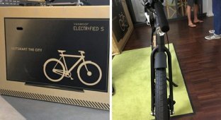 Фирма придумала, как спасти велосипеды от поломки при доставке (4 фото)