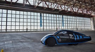 German students built the longest-range electric car with a range of 2,500 km (3 photos)
