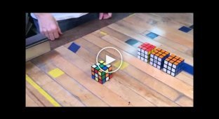 Кубик Рубик который умеет себя сам собрать