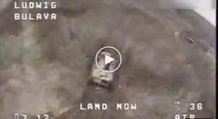 Бійці ударного підрозділу Булава знищили FPV-дроном Дикі Шершні МТЛБ окупантів