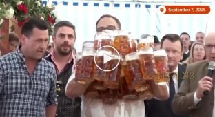 German tried to smuggle 31 mugs of beer
