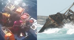 Удивительная история: моряки дрейфовали на пенопласте после кораблекрушения и выжили (3 фото)
