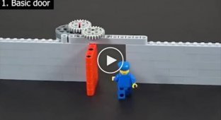 Цікаві варіанти дверей з LEGO