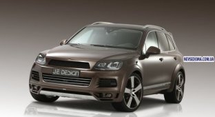JE Design представил обновленный VW Touareg (8 фото)
