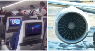 A Chinese man threw coins into the plane’s engine “for good luck” and delayed the flight for several hours (2 photos + 1 video)