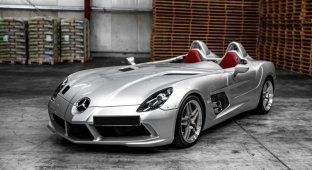Mercedes-Benz SLR McLaren Stirling Moss: a very expensive supercar put up for auction by Sotheby's (16 photos)