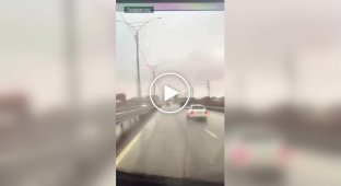 Полет через стекло непристегнутого дагестанца