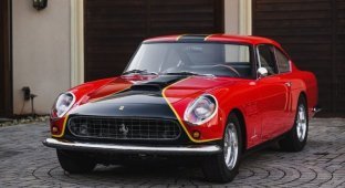 На торги выставлен Ferrari 250 GTE 1962 года с двигателем V8 от Chevrolet (11 фото + 4 видео)