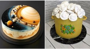 20 creative cakes that are a pity to eat (21 photos)