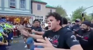 New Zealand Haka Dance Against Unconventional Values