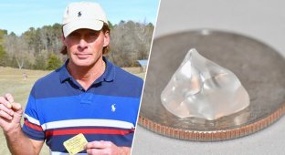 Мужчина из Арканзаса случайно обнаружил алмаз весом 4,87 карата (5 фото)