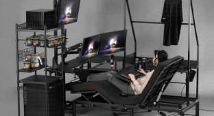 Кровать-трансформер для геймеров (4 фото + видео)