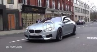 Лондонская полиция выписала 60 штрафов злостному нарушителю на BMW M6 с российскими номерами (3 фото + видео)