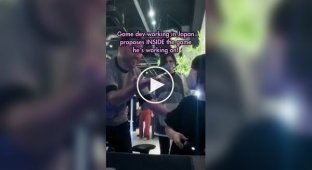An original marriage proposal