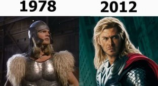 Avengers 1978 vs Avengers 2012 (5 photos)