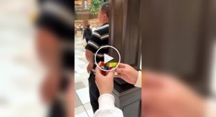 It is impossible to solve a Rubik's cube this way