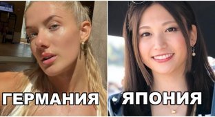 Особенности внешности женщин, которые считаются стандартами красоты в разных странах (9 фото)