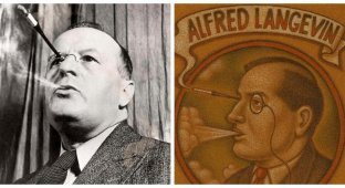 Alfred Langevin: eye smoker and smoke blower (7 photos + 1 video)