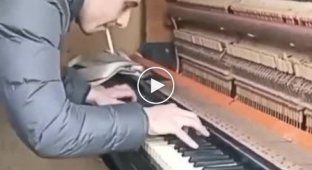 When even on a broken piano you can play cool