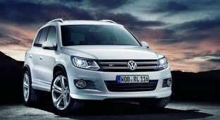 Volkswagen Tiguan получит опциональный пакет R-Line (4 фото)
