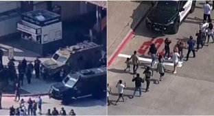 In Texas, an unknown man opened fire in a shopping center, 8 people were killed (3 photos + 3 videos)