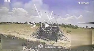 Defense forces destroyed an anti-drone firing point and several enemy camouflaged positions