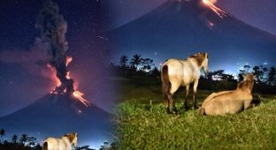 Красота катастрофы: на Филиппинах началось извержение вулкана (4 фото + 2 видео)