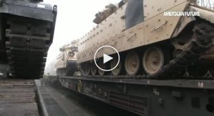 321 US and NATO Abrams tanks arrive at the Ukrainian border