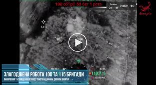 Ukrainian Armed Forces soldiers eliminated a group of enemy infantry from a drone